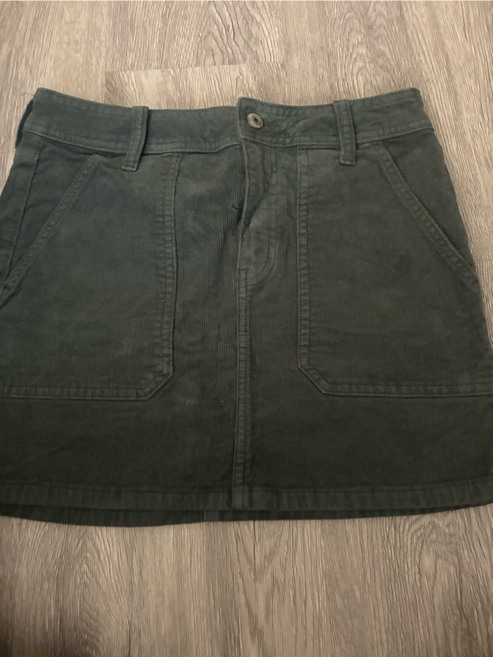 American Eagle Outfitters Teal Corduroy Top